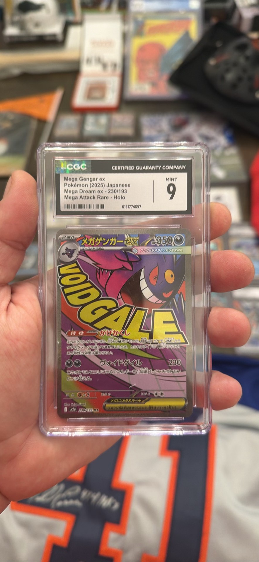 CGC 9 Mega Gengar ex 230/193 Japanese 2025 Pokémon Holo Mega Attack Rare